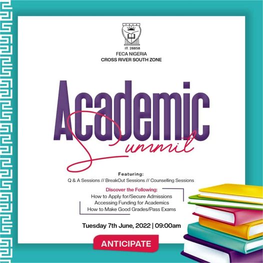 Academic Summit to hold in FECA Calabar 3 chapter
